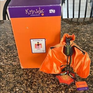 Krinkles Department 56 -   Dracula Father Cat Figurine NWT and box